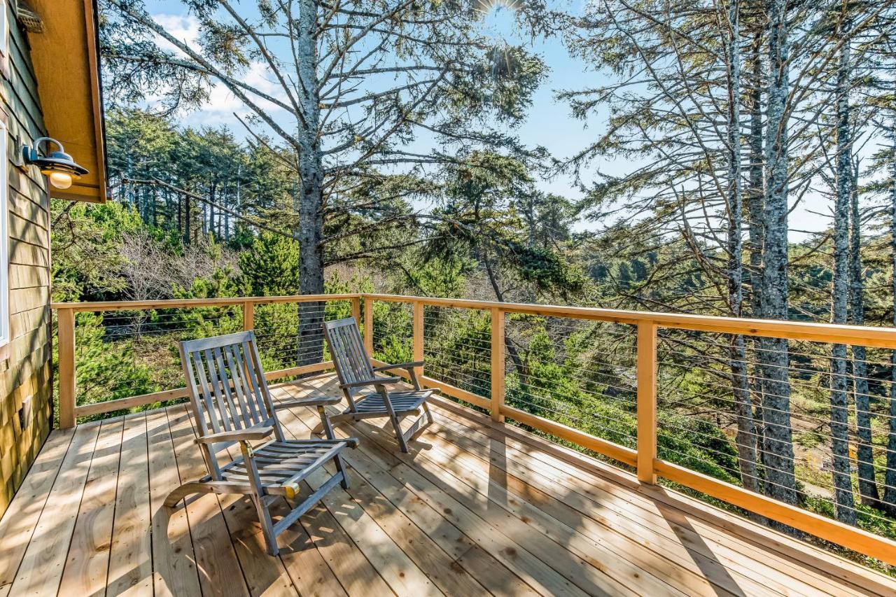 Yaquina Lighthouse View Beach Home Newport Exterior foto