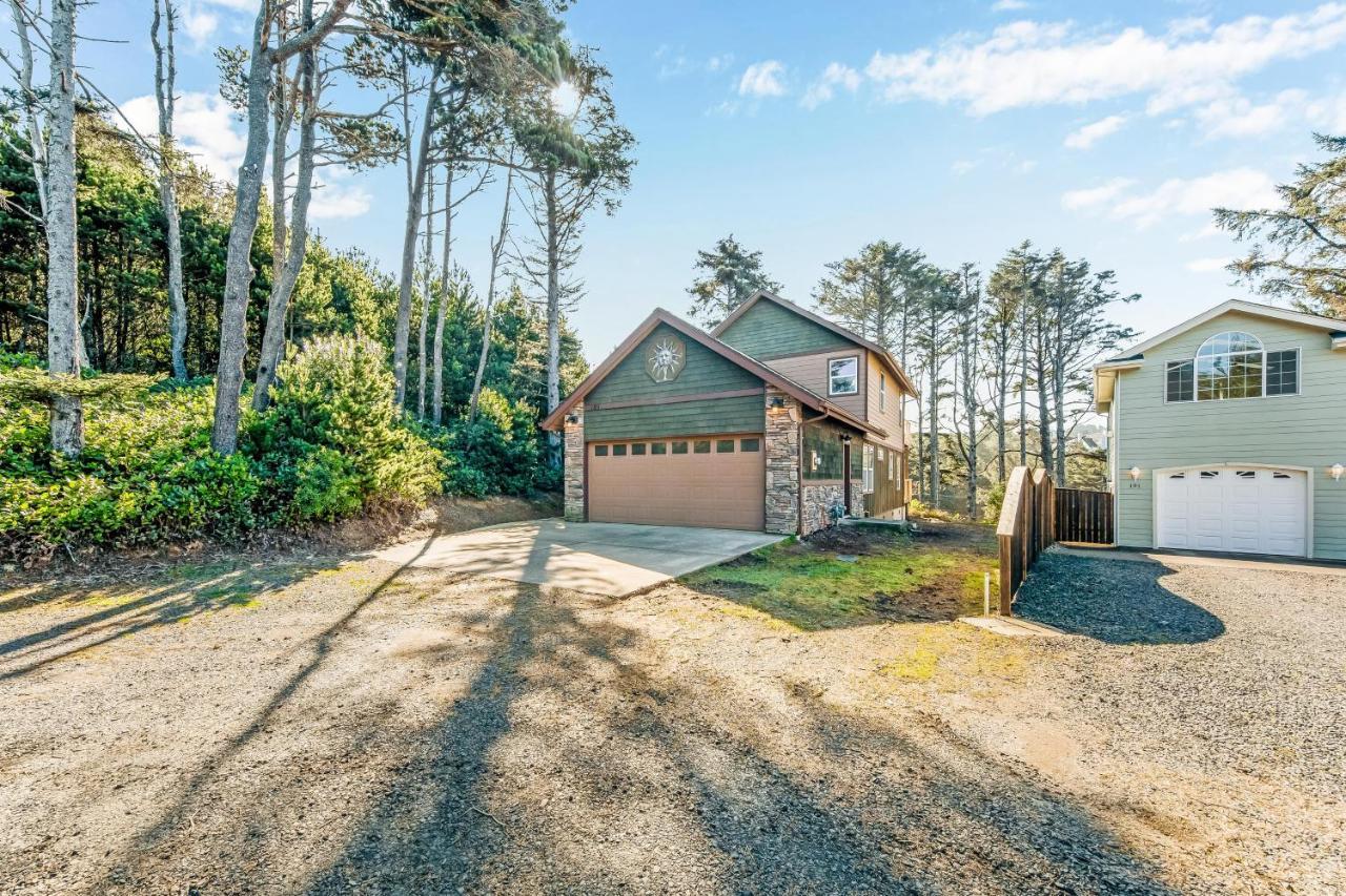 Yaquina Lighthouse View Beach Home Newport Exterior foto